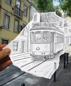 Pencil Vs Camera 4 – Lisbon Tram