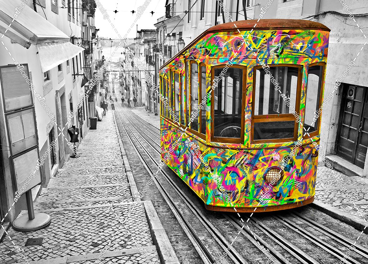 Lisbon Tram Revisited – Colorful