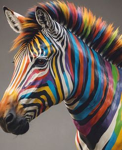 Colorful Zebra 1