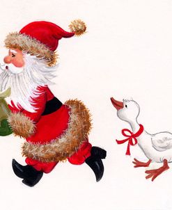Duck Chasing Santa
