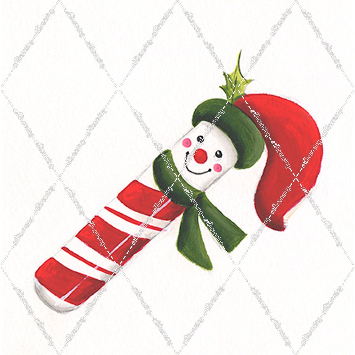 Smiling Candy Cane