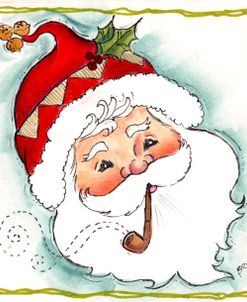 Santa With Pipe