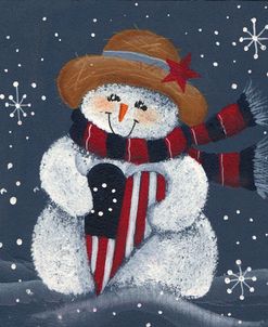 Snowman With Big Heart