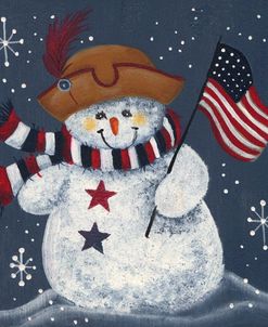 Patriotic Snowman