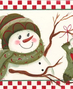 Snowman With Stocking