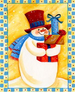 Snowman With Presents