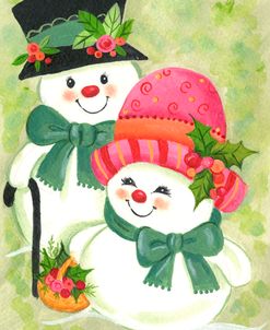 Snowmen Couple