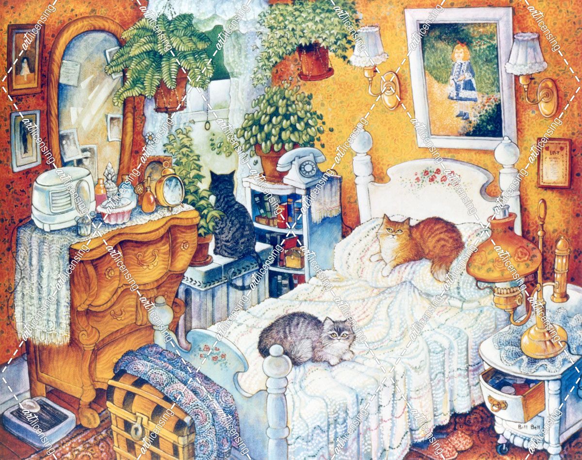 Bedroom Cats