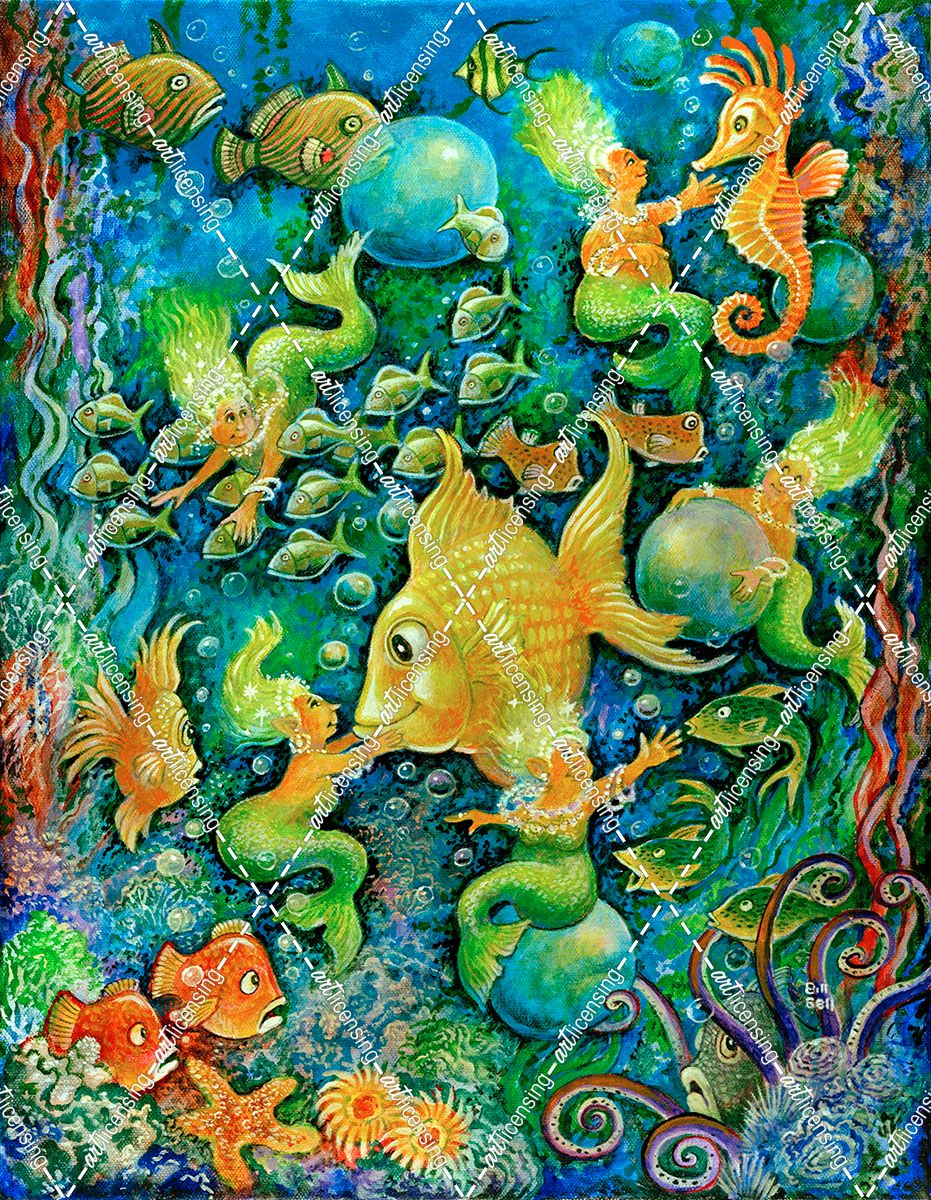 Mermaids and Gold Fish