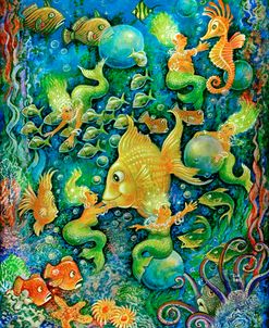 Mermaids and Gold Fish