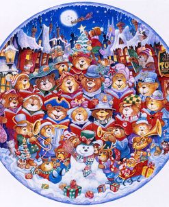 Teddy Bear Christmas (Plate Crop)