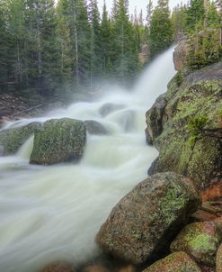 Horizontal Alberta Falls