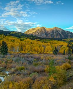 Autumn Sunrise Over East Beckwith Mountain 2