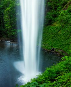 Beauty Behind A Waterfall