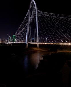 Margaret Hunt Hill Bridge and Dallas Skyline