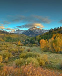 Autumn Sunset Over Mount Sneffels