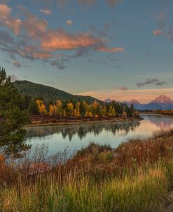 Autumn Sunrise Over Mount Moran