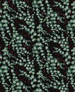 Eucalyptus Pattern In Black