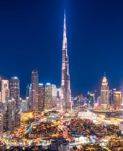 Dubai Skyline At Night