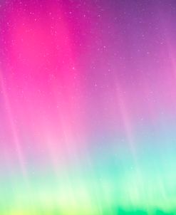 Pink & Green Aurora Borealis