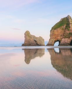 Wharariki Beach Arch Sunset