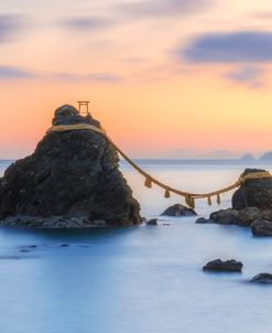 Sacred Sunrise At Meoto Iwa