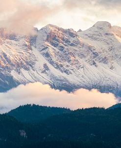 Swiss Alps Sunrise Panorama
