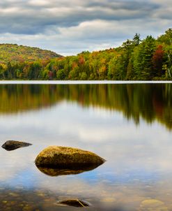 Fall Reflection On Ricker Pond