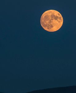 Supermoon Rise Over Ridge