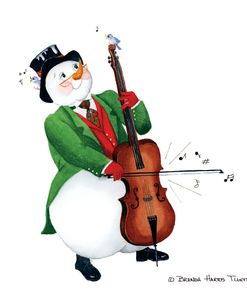 Musical Snowmen Cello