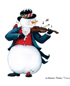 Musical Snowmen Violin