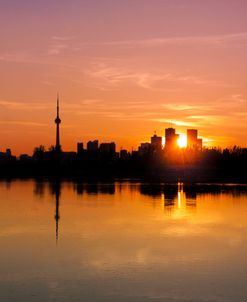 Leslie Street Spit Toronto Canada Sunset