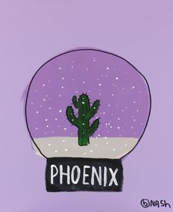 Phoenix Snow Globe