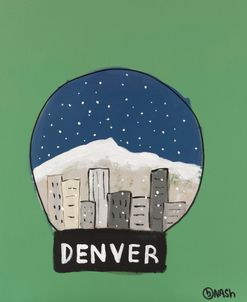 Denver Snow Globe