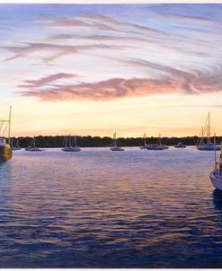 Dusk At Stonington Harbor