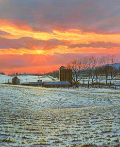 Pennsylvania Farm Sunset