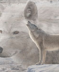 Woodgrain Antiques Arctic Wolf 2