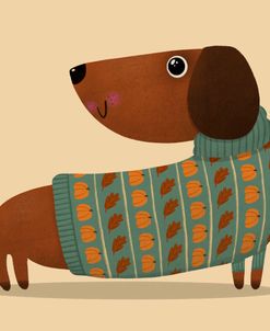 Dachshund Autumn Sweater