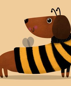 Dachshund  Bee Sweater