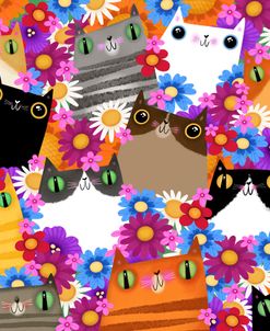 12 Cats Flowers 2