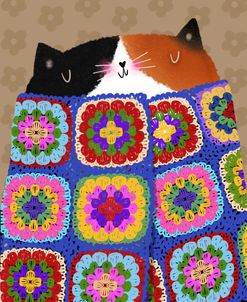 Cat Crochet Blanket