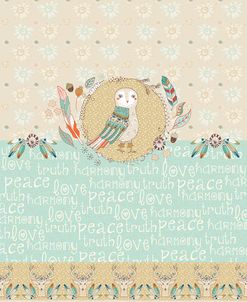 Free Spirit Peace And Harmony Owl