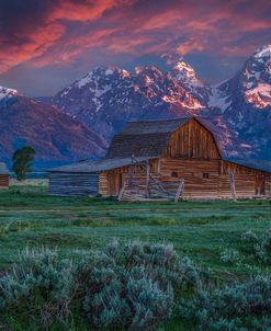 Mormon Row Barn Sunrise