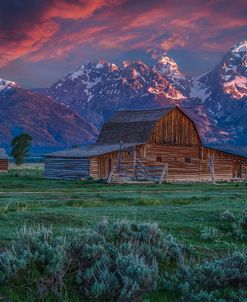 Mormon Row Barn Sunrise