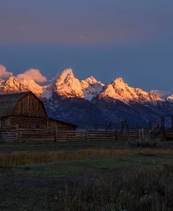 Moulton Barn At Sunrise