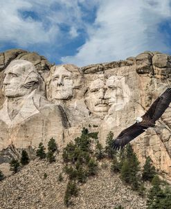 Mount Rushmore And Eagle