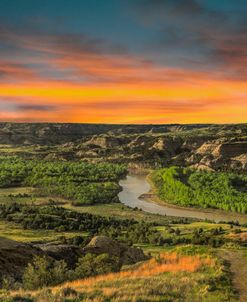 Sunrise At River Bend Overlook