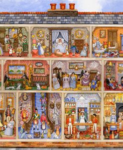 Dolls House With Grand Stairs