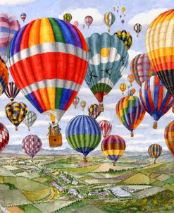 Ballooning Over Landscape