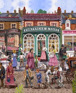 Victorian Street In Summer